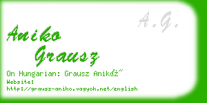 aniko grausz business card